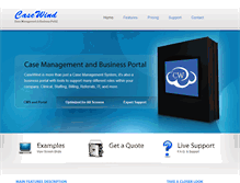 Tablet Screenshot of casewind.com
